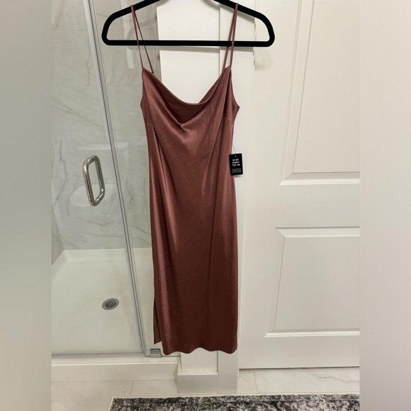 NWT Express Satin Midi Dress - Picture 3 of 10